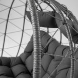 Double Egg Swing Chair with Stand