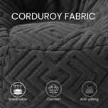 Fluffy Embossed Bean Bag